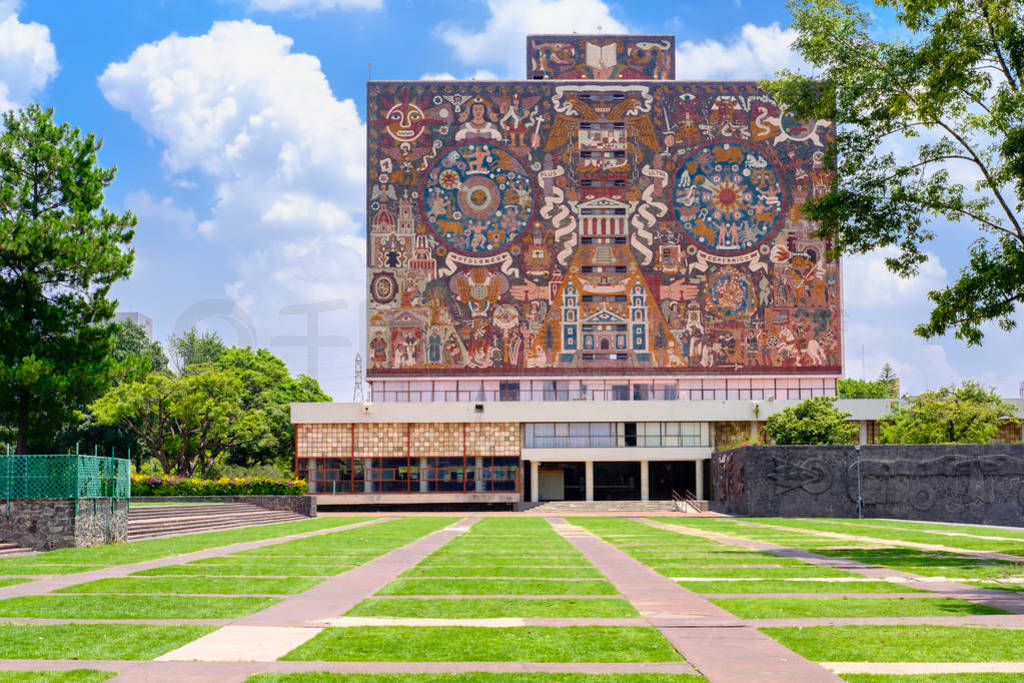 墨西哥国立自治大学中央图书馆(图4)